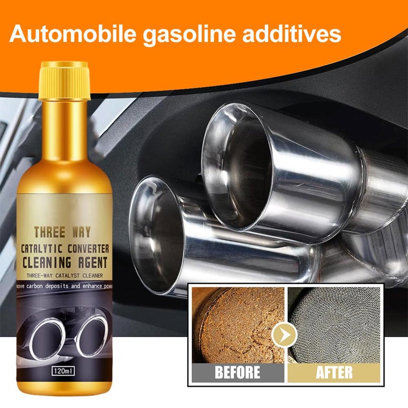 Catalytic Converter Cleaner Fuel System Cleaner Fuel And Exhaust System Cleaner, Catalytic Converter Cleaner, Car Cleaner Catalyst, Fuel System Treatment Oil Additive for Gas And Diesel Car - Image 4